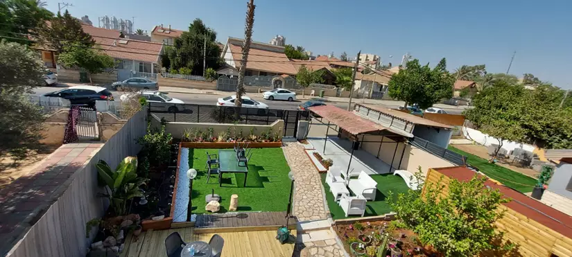 תחזוקת גינה של בית פרטי